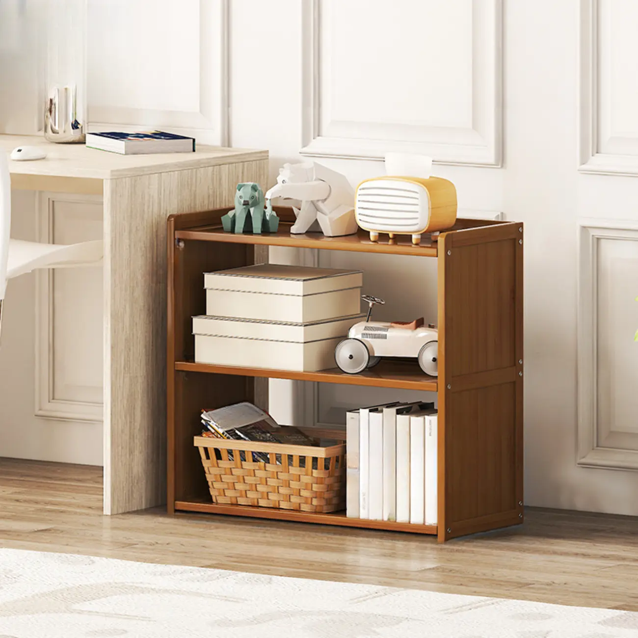 Kitchen Small Glass Doors Slab Wall Mounted Display Cabinet