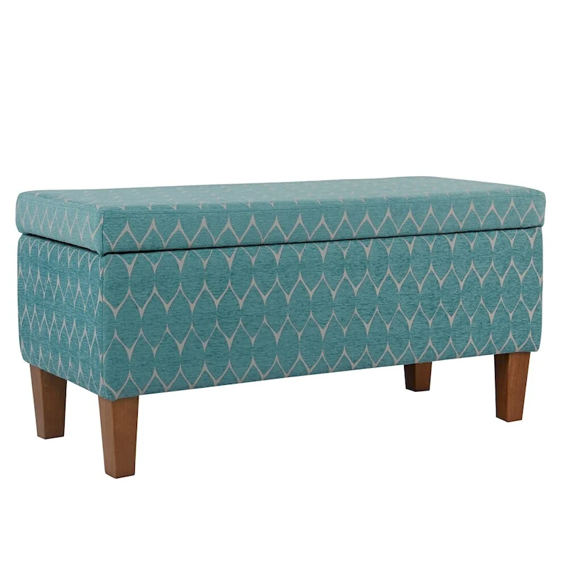 Porch & Den Harmar Large Textured Storage Bench