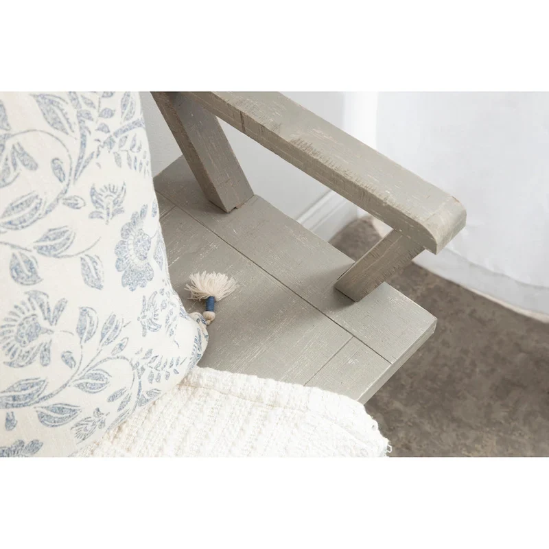 Kate and Laurel Travere Wood Bench