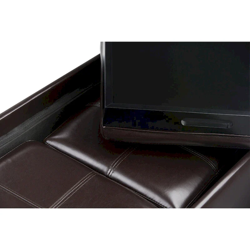 Fabric-Upholstered 3-Piece Ottoman Set