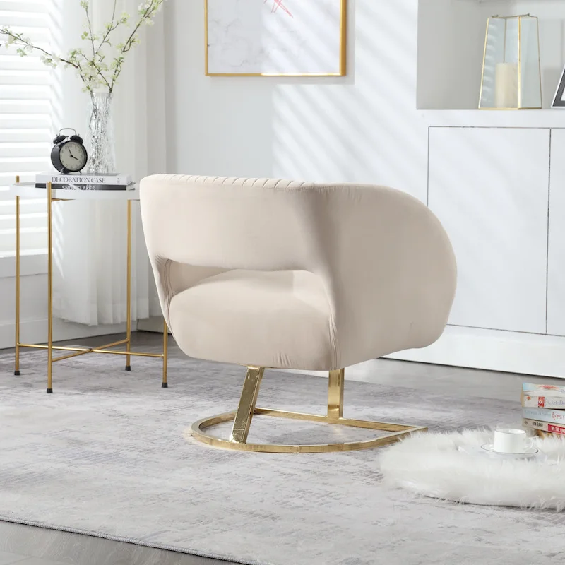 Upholstered Tufted Living Room Chair