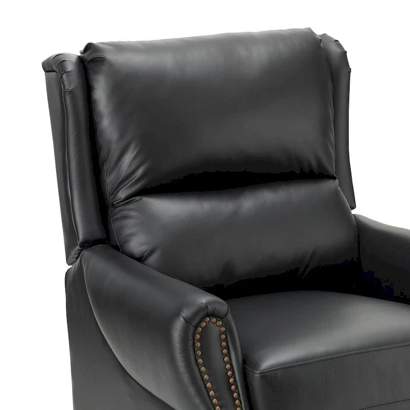 Alicia 32.68  Wide Genuine Leather Manual Recliner