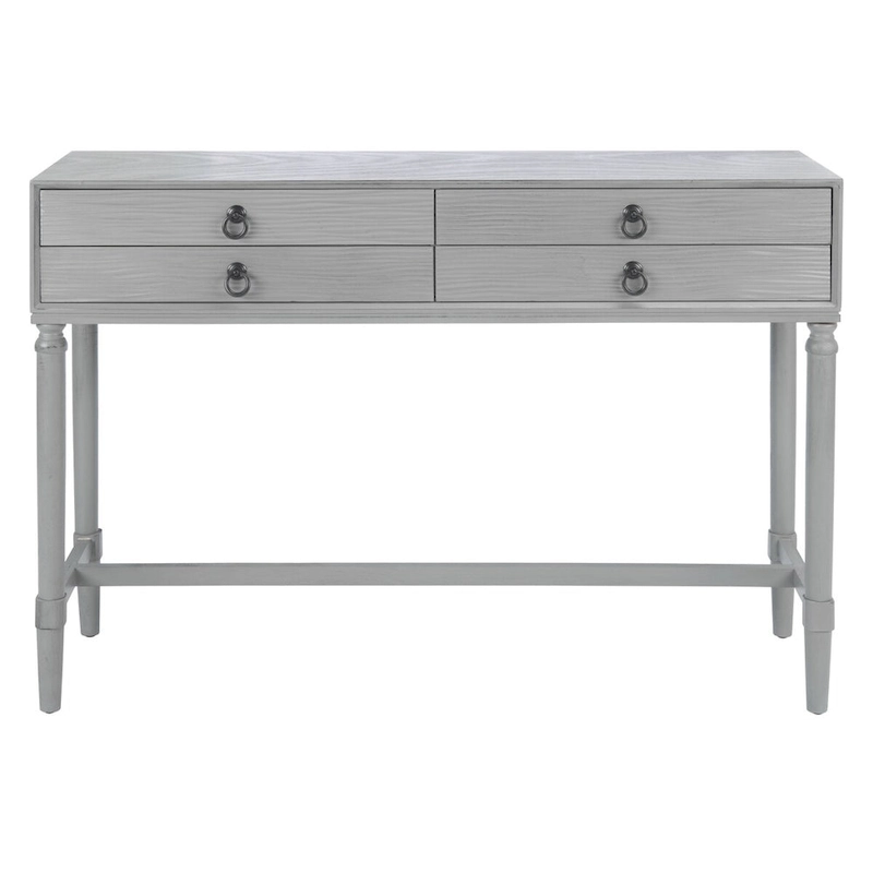 SAFAVIEH Beaulah 4-Drawer Console Table - 42 W x 13 L x 29.5 H - 42Wx13Dx30H