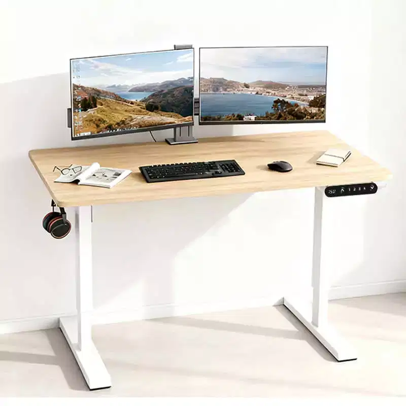 MAYEERTY Electric Standing Desk Height Adjustable Desk for Home and Office Computer Table Gaming Desk