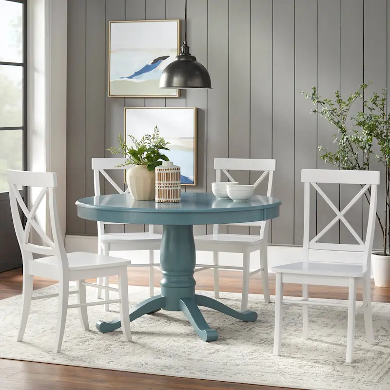 Simple Living 5-piece Arianna Pedestal Dining Set