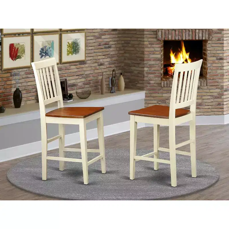 Counter Stool- Pub Height Wooden Chairs