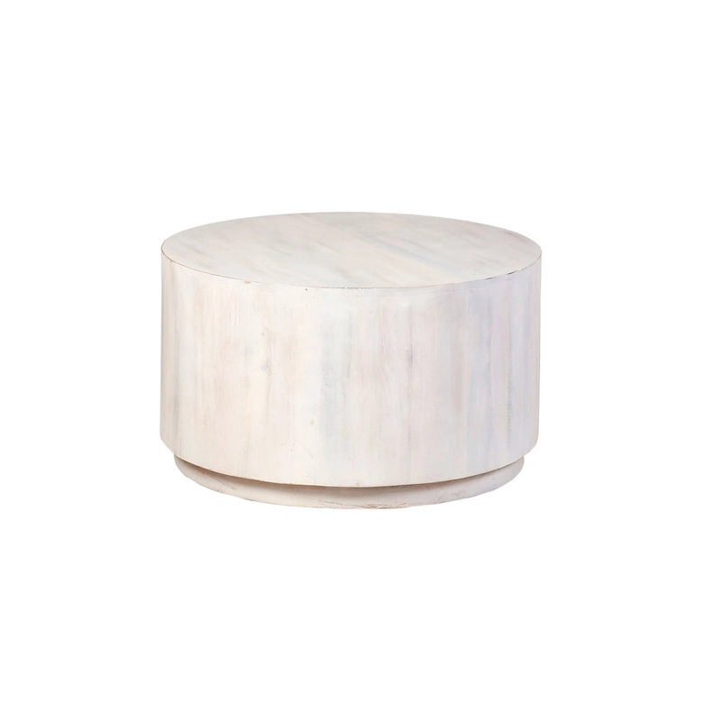 Carolina Living Krissa 30 Round Mango Wood Coffee Table