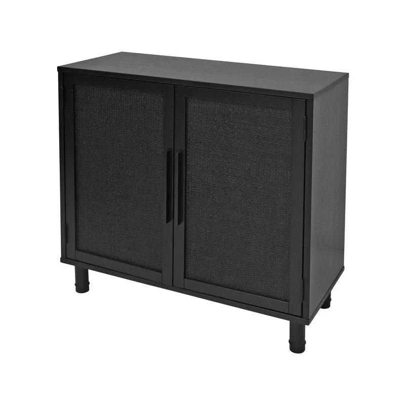 Hopper Studio Delancey Black 2-Door Cabinet