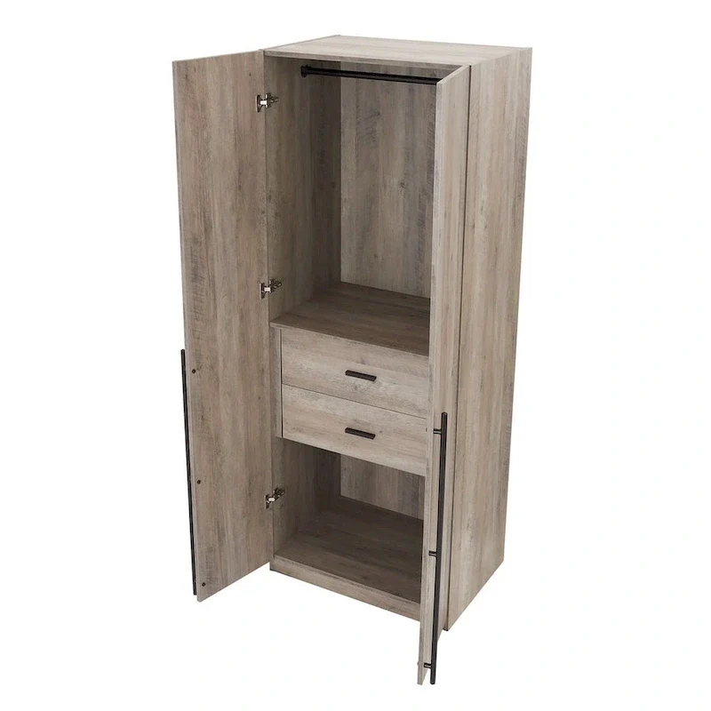 Lee Modern 2.0 Freestanding Wardrobe Closet Armoire