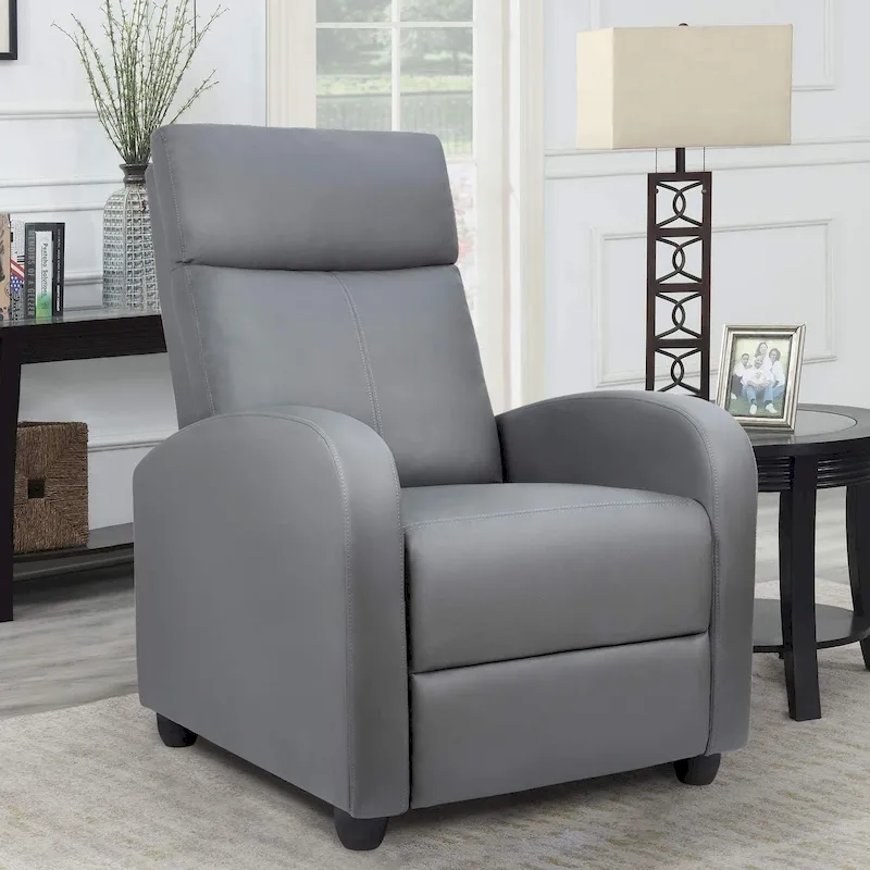 Homall Recliner Chair PU Leather Single Living Room Sofa Recliner