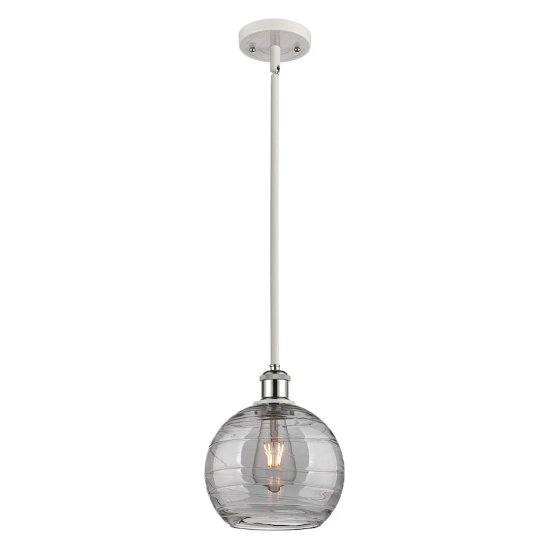 Innovations Lighting 516-1S-10-8 Athens Deco Swirl Pendant Athens Deco