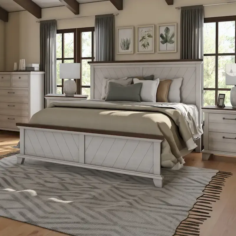 Steve Silver Overlook Rustic Panel Bed