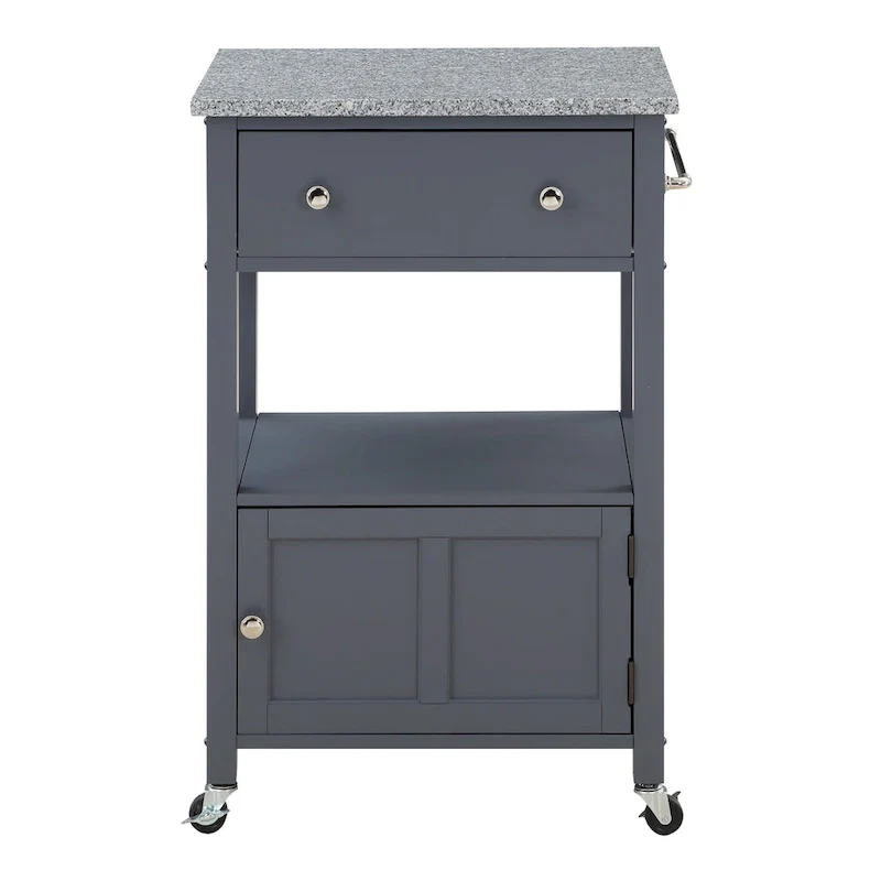 Fairfax Kitchen Cart with Granite Top