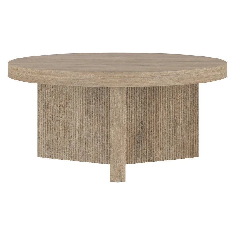 Holm 32  Wide Round Coffee Table - 32  Wide