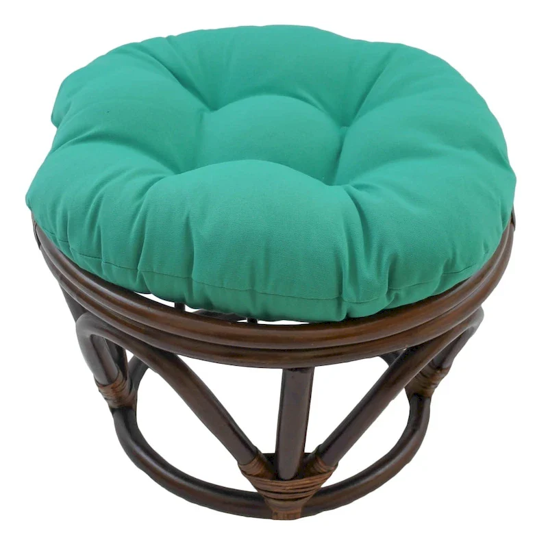 18-inch Footstool with Twill Cushion