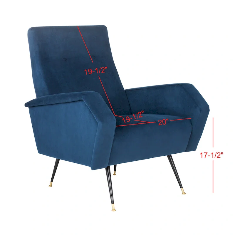 Mid-Century Modern Retro Club Chair - 28Wx35Dx37H