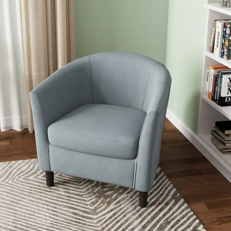 Modern Accent Chair Upholstered Barrel Chair
