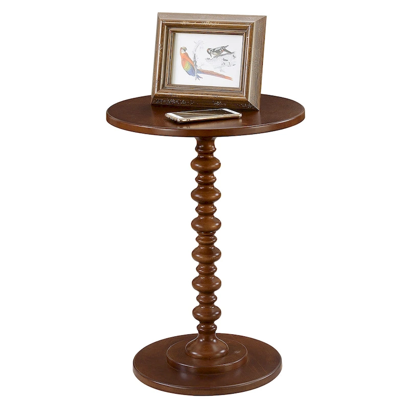 Convenience Concepts Palm Beach Round Spindle Table