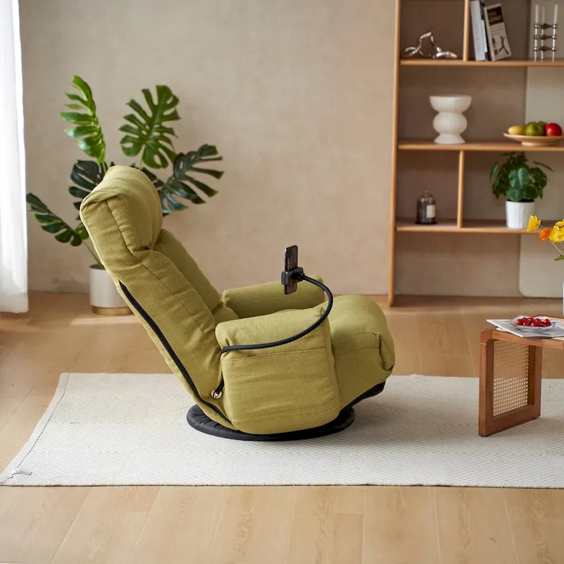 Swivel Leisure Chair with Adjustable Head and Waist