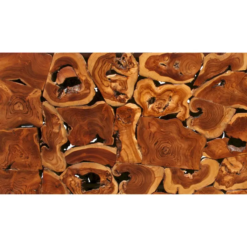 Chic Teak Rustic Teak Wood Akar Console Table