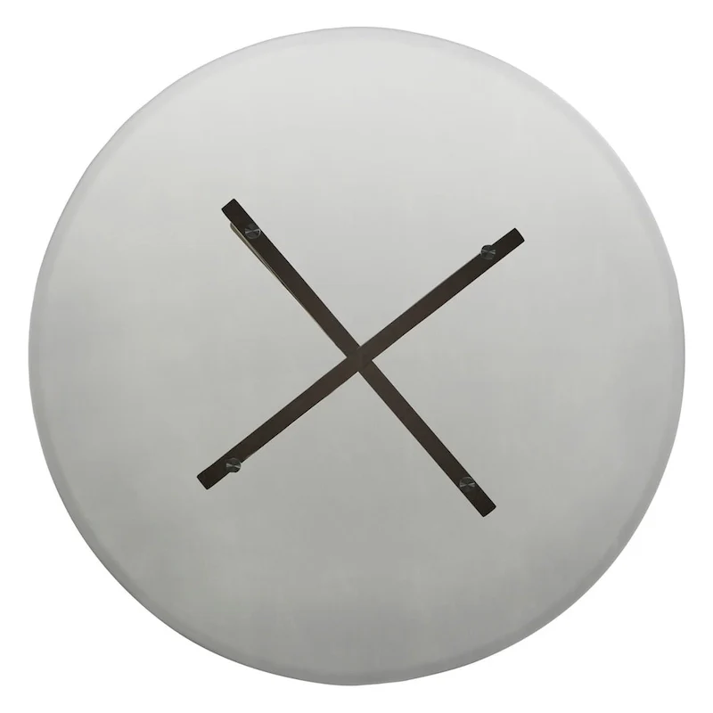 Sheeba Round Mid-Century Modern Walnut Base Dining Table by iNSPIRE Q Modern