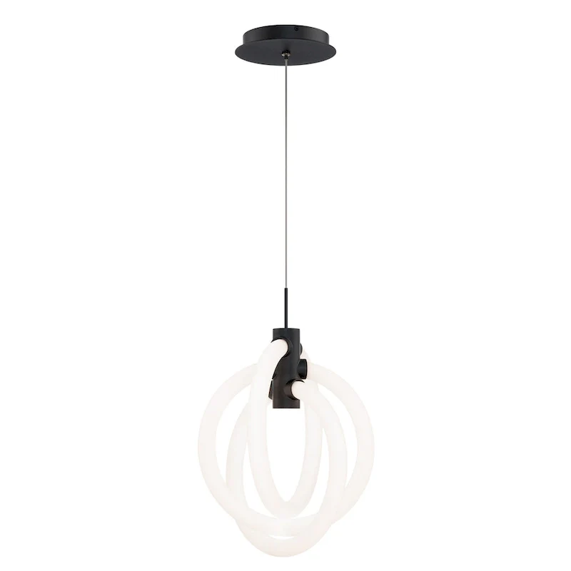 WAC Lighting PD-27413-35 Knot 3 Light 10  Wide LED Abstract Pendant -