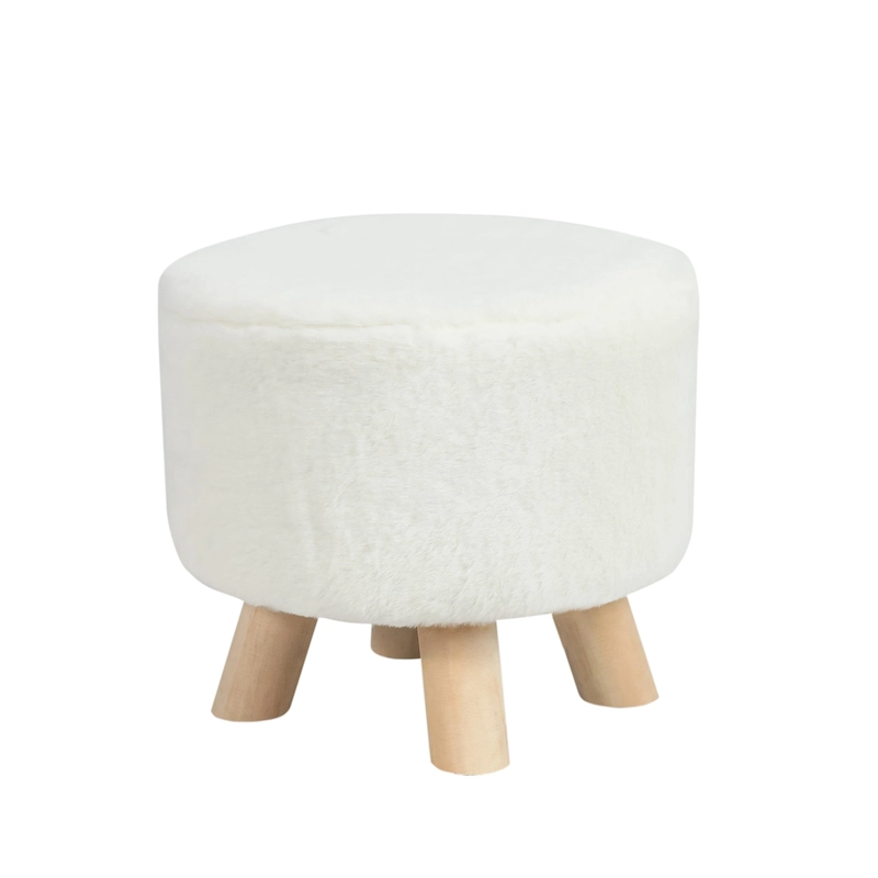 Adeco Foot Rest Ottoman Pet Stool