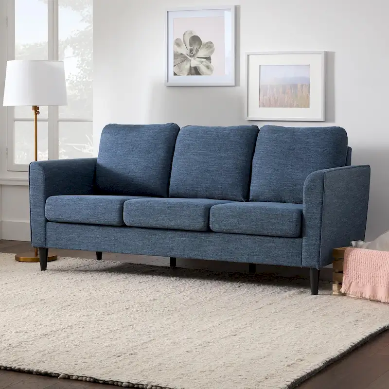 Brookside Clara 73 Upholstered Curved Arm Sofa