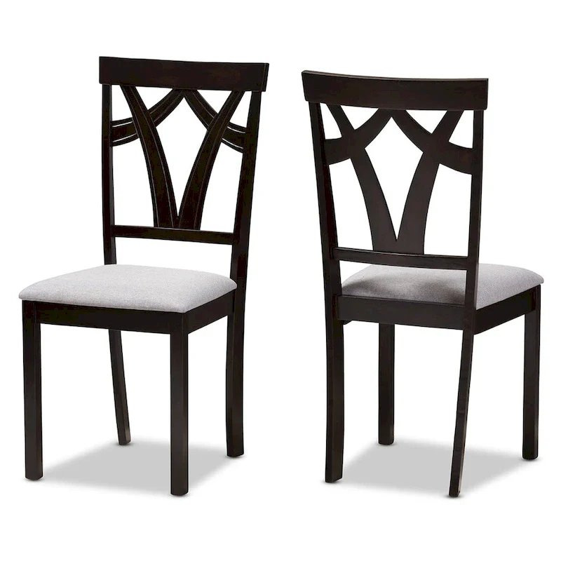 Contemporary Fabric Dining Chair Set