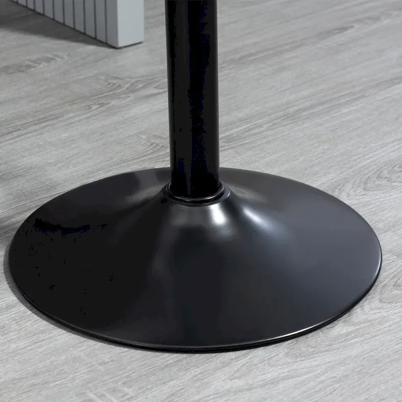 HOMCOM Adjustable Bar Stools Set of 2, Velvet Counter Height Barstool, Upholstered Kitchen Stool with Swivel Seat, Steel Frame