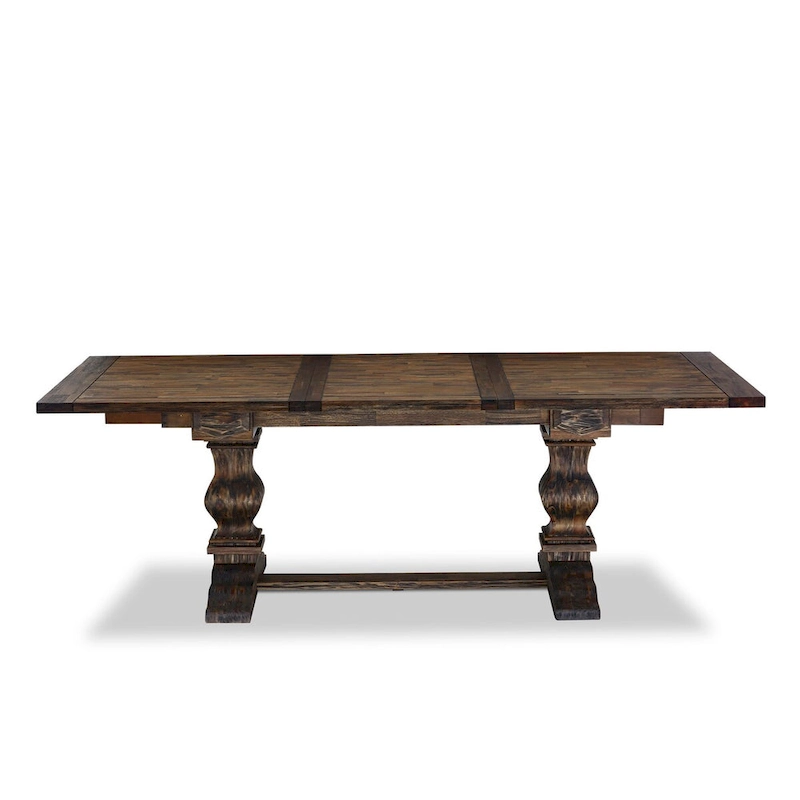 East West Furniture Dining Table Set Consists of a Rectangle Wooden Table and Parson Chairs, Jacobean (Pieces Options)