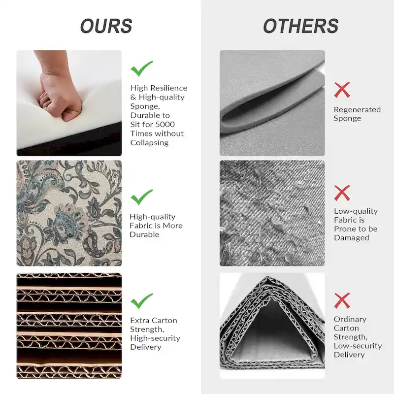 Wooden Upholstery Armchair with Nailhead Trims