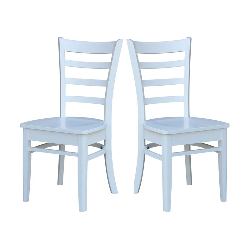 International Concepts Set of Two Emily Side Chairs