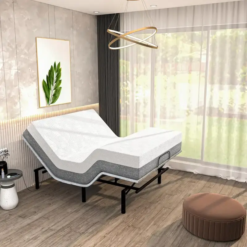 Adjustable Bed Base with 12