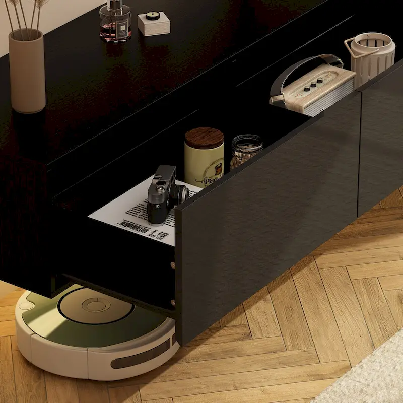 Floating TV Stand Wall Mounted with LEDsTV Stand Floating TV Cabinet