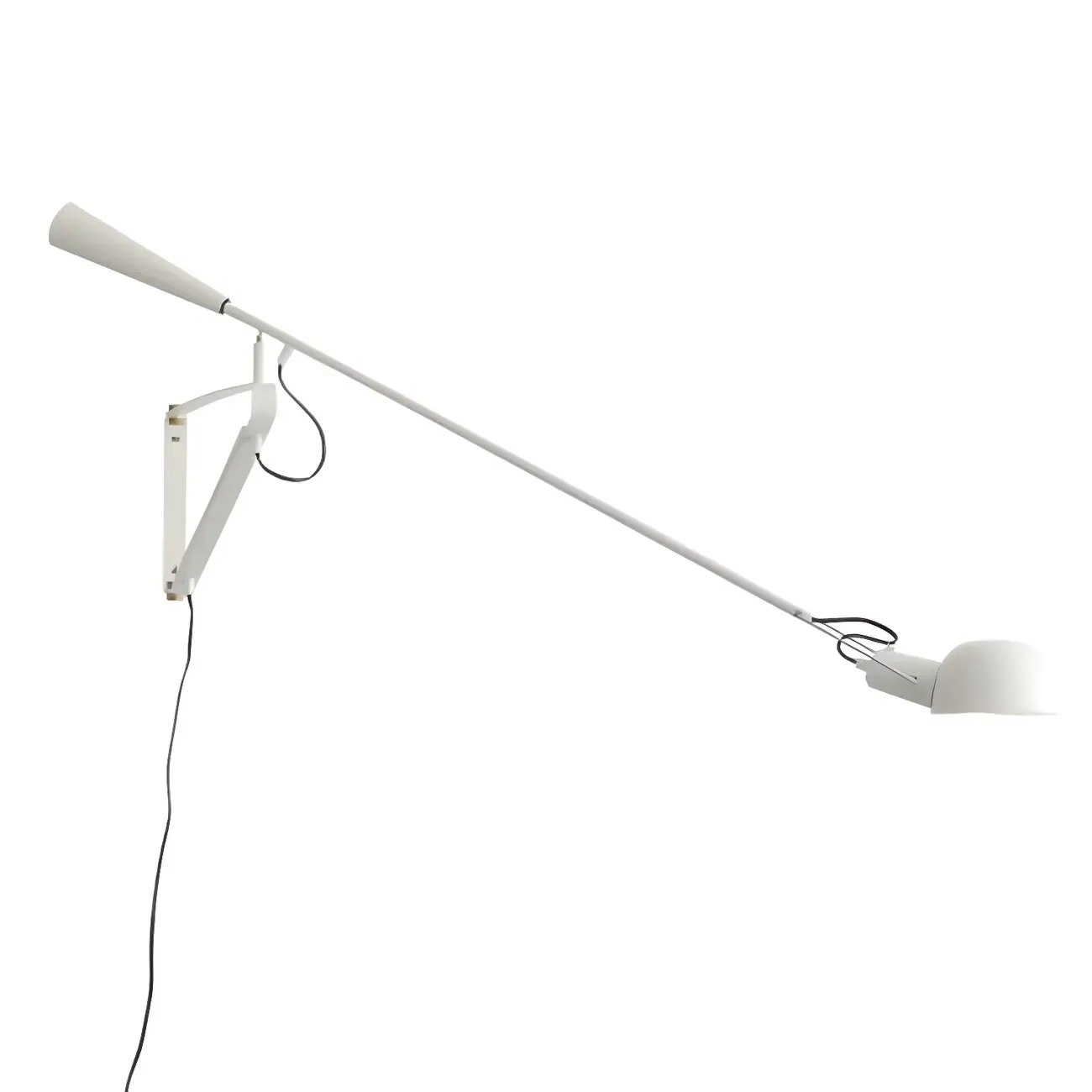 Postmodern Metal Long Swing Arm Wall Light