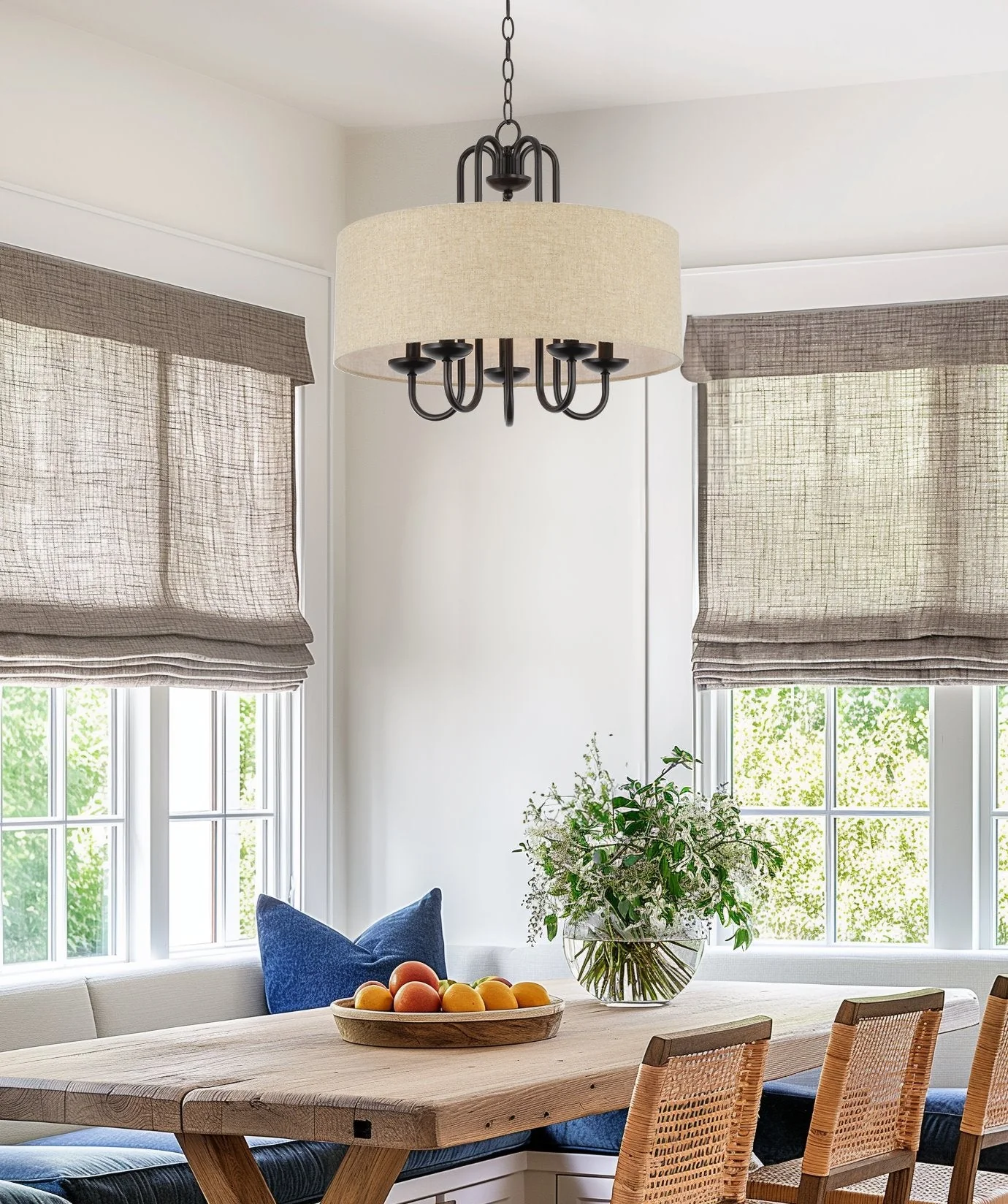 Gwenyth 20 5-Light Modern Drum Chandelier