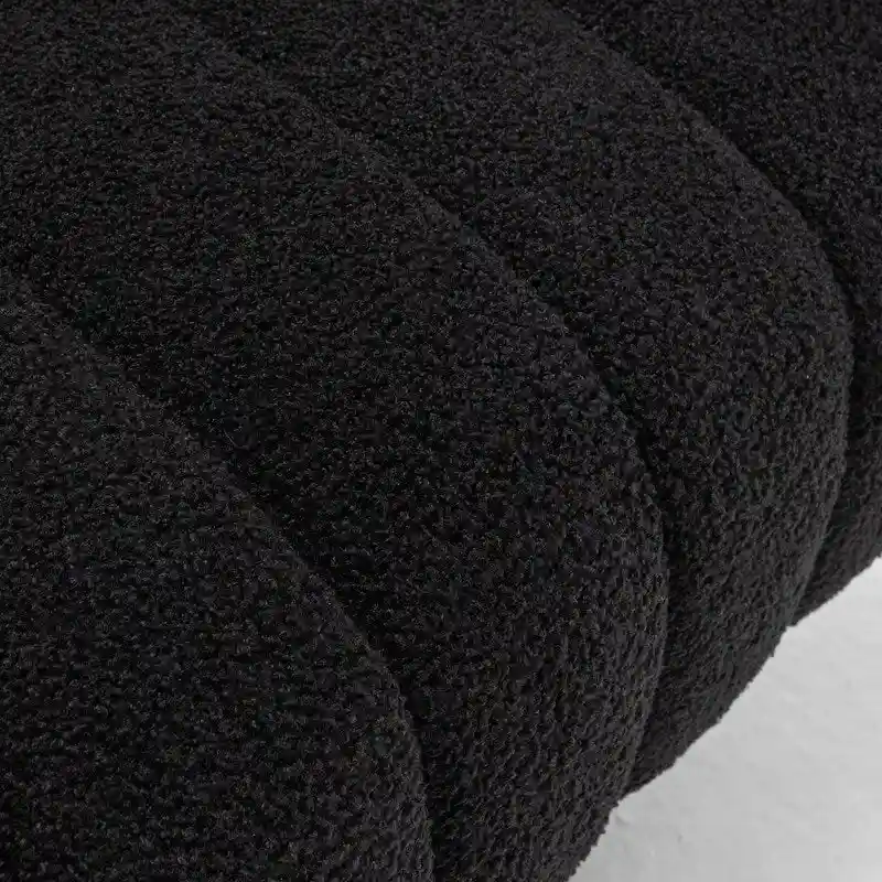 SEYNAR Modern Glam Velvet Upholstered Round Swivel Accent Barrel Chair