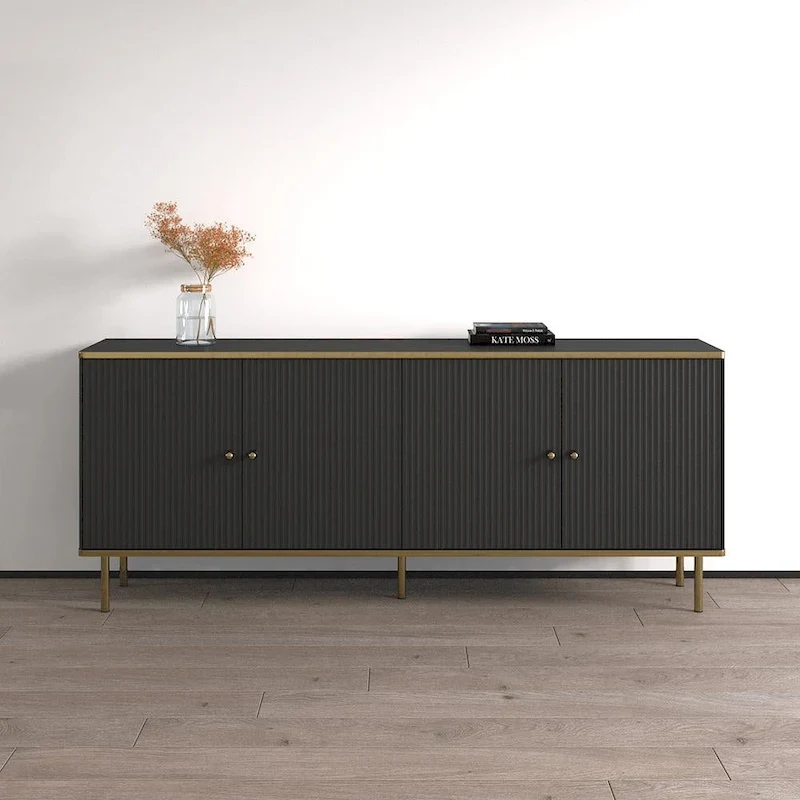 Matte 4-Door Sideboard 72