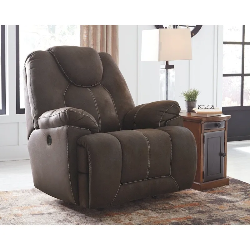 Warrior Fortress Contemporary Power Rocker Recliner Coffee