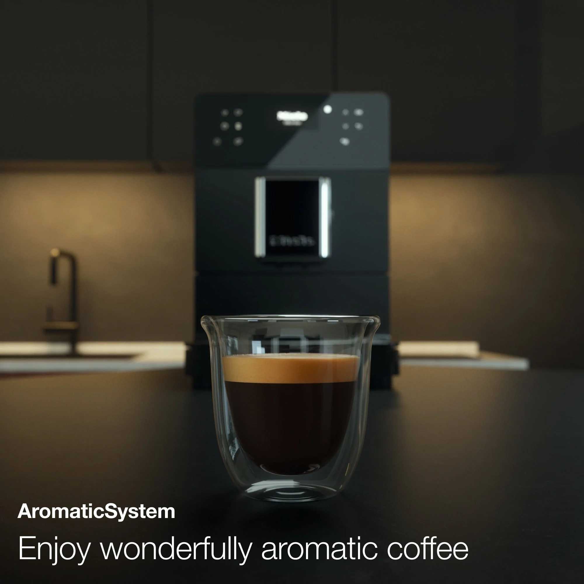 Miele CM 5310 Silence Countertop Coffee System- Obsidian Black