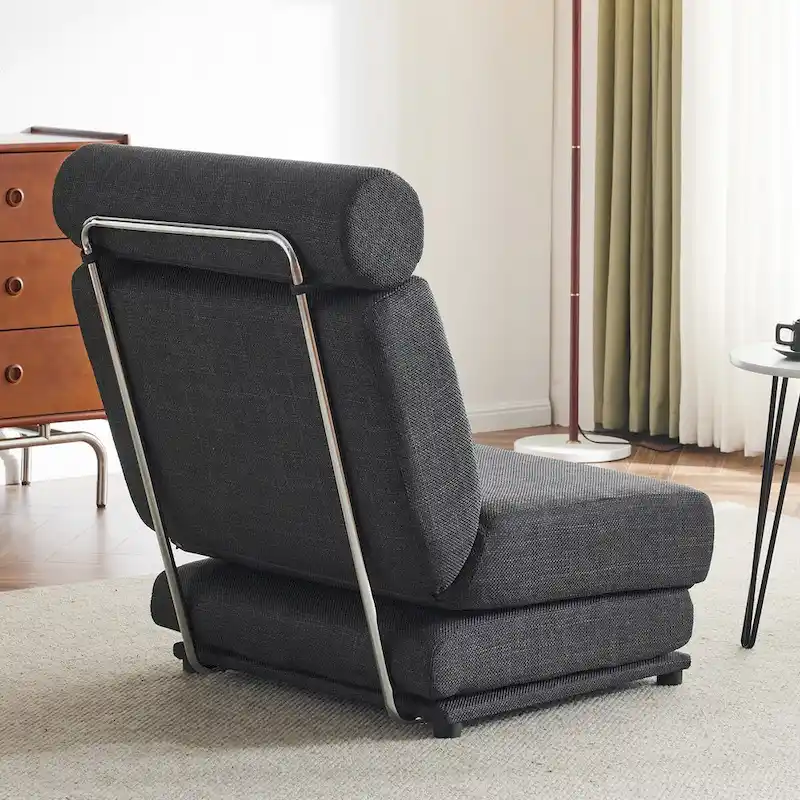 Single Sofa Chair Foldable Single Sofa Bed with Pillow