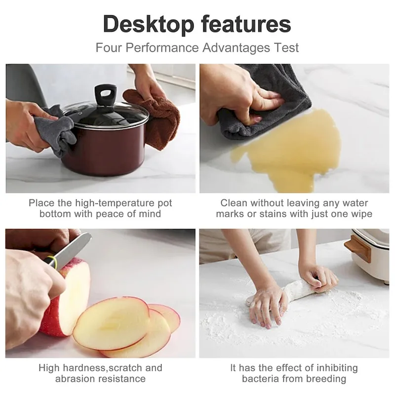 9 - Piece Extendable Sintered Stone Top Cross Legs Dining Set With 8 Fabric Chair