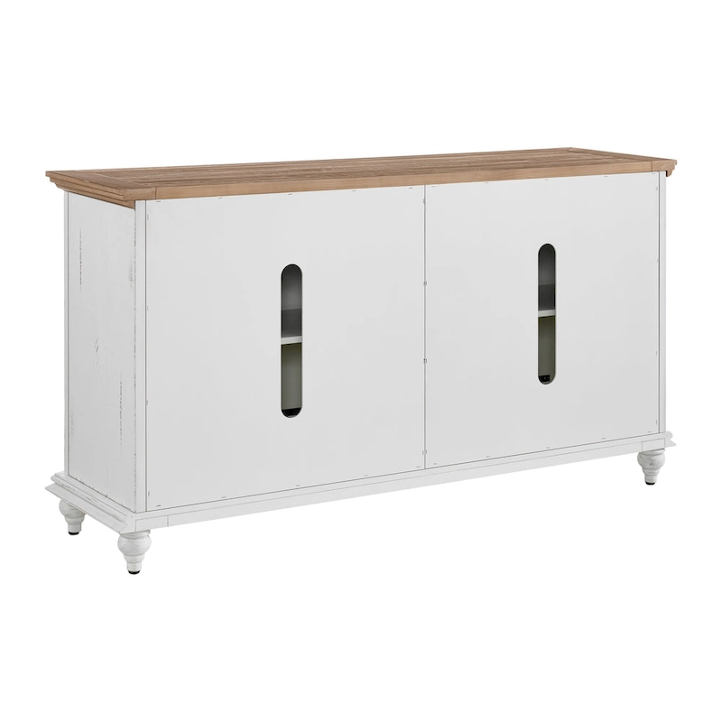 Garden District Solid Wood 65 TV Stand Console