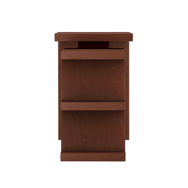 Somette Motion Home Office Desk with Shelves