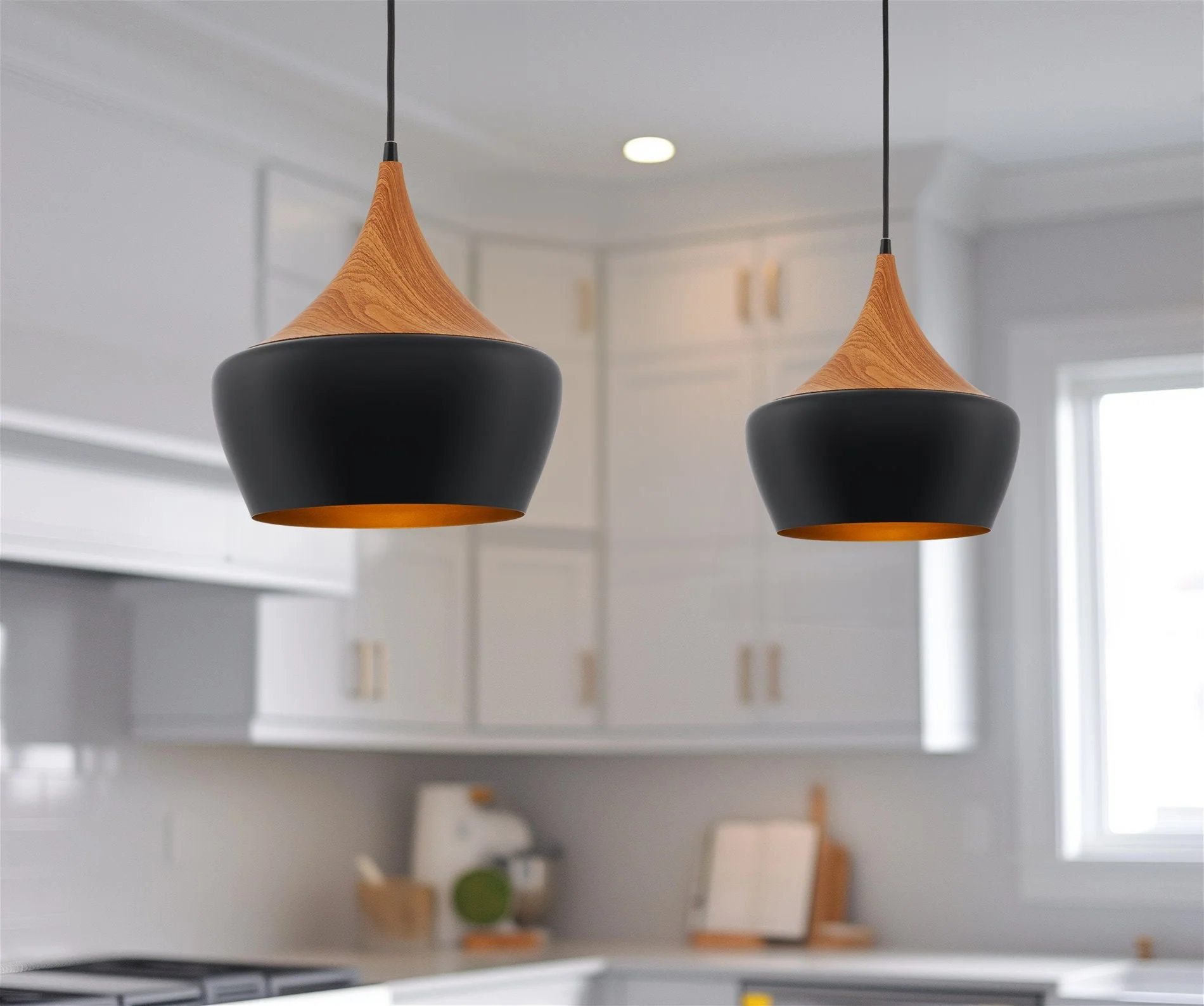 Ava 13 Modern Industrial Schoolhouse Pendant Light