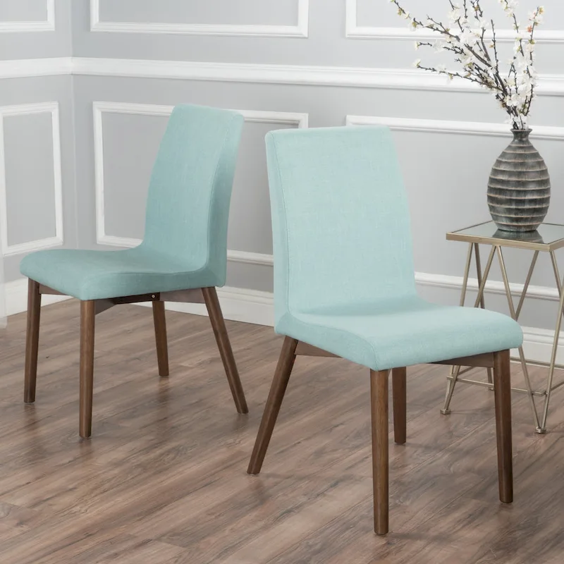 Orrin Mid-Century Fabric Dining Chair (Set of 2) by Christopher Knight Home