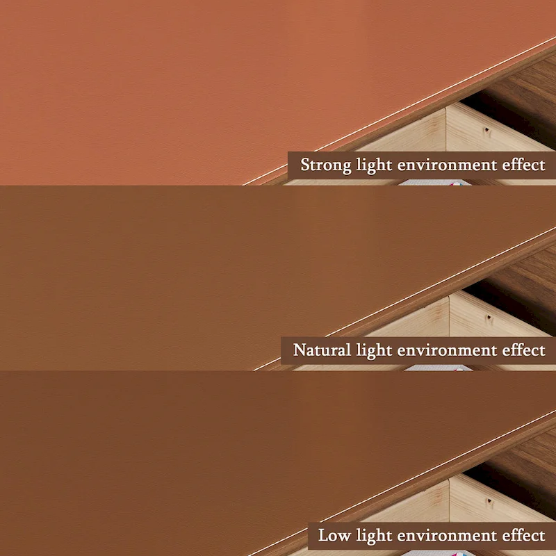 86.6 Leather TV Stand, Modern Entertainment Center with 3 Drawers