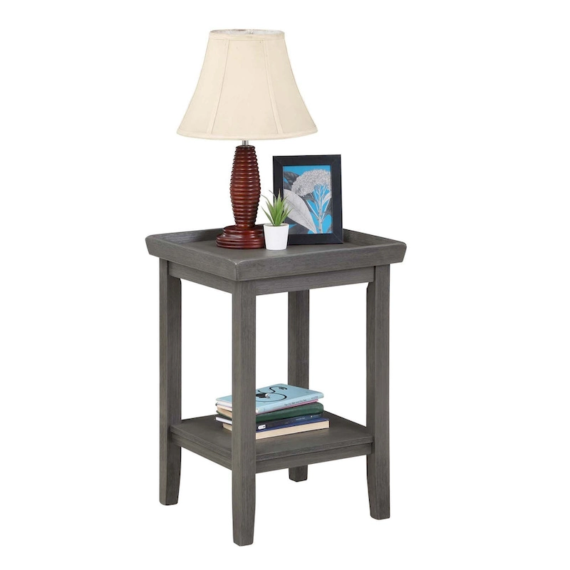 Convenience Concepts Ledgewood End Table with Shelf