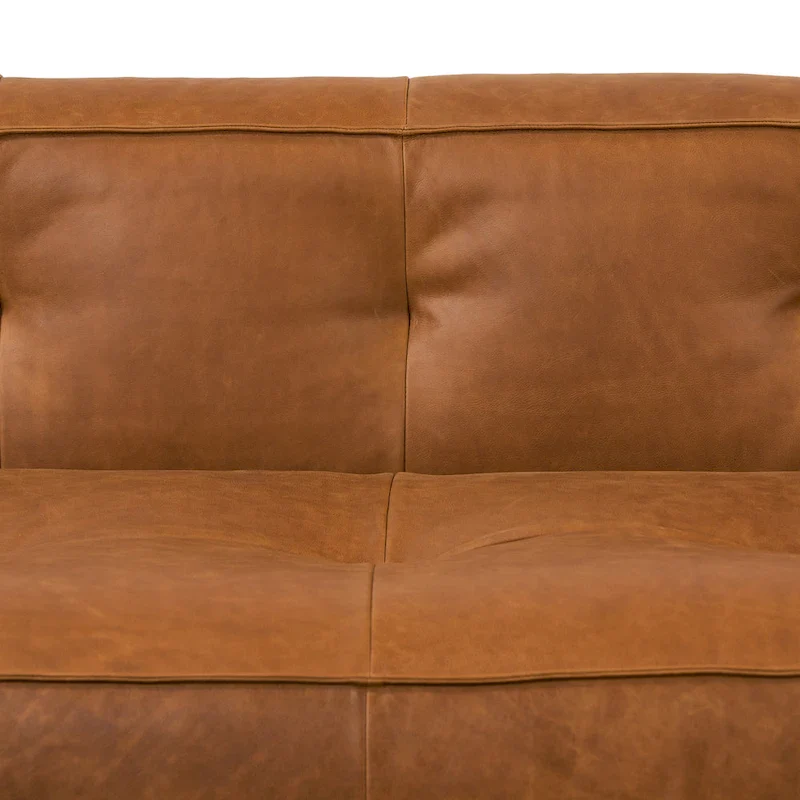 Poly & Bark Capa 92  Sofa - Full Grain Genuine Italian Leather